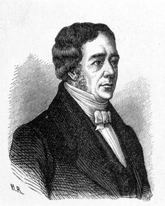 Portrait of Hans Christian Oerested (Oersted or Orsted av French School