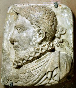 Portrett av Henry II av Frankrike (marmor) av French School