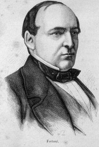 Portrett av Hippolyte Fortoul, fransk forfatter og minister (1811-1856) - i "" L