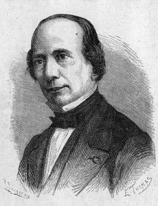 Portrait of J. Caselli, Italian physicist - in “” Album of Science; illustrious scientists; Great discoveries””” 1896. av French School