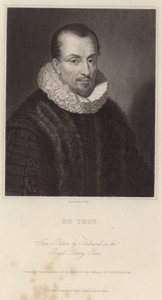Portrett av Jacques Auguste de Thou av French School