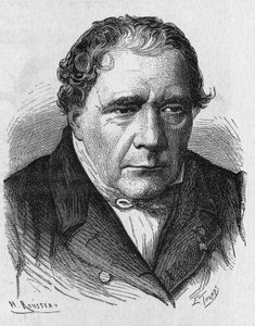 Portrett av Jacques Babinet (1794 - 1872), fransk fysiker og astronom - i "Album de la Science; berømte vitenskapsmenn; Store funn""" 1896. av French School