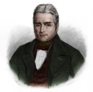 Portrett av Jacques Lafitte (1767-1844), fransk politiker og bankmann. i "" Book of Speakers" av Louis de Cormenin Timon. 1842. Privat samling. av French School