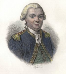 Portrett av Jean-Francois Galaup, greve av La Perouse (Jean Francois Laperouse av French School