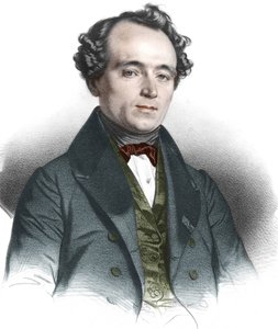 Portrett av Jean Baptiste (Jean-Baptiste) Andre Dumas (1800-1884) fransk kjemiker. av French School