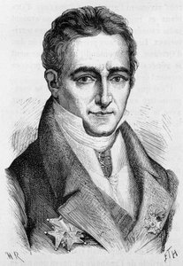 Portrett av Jean Baptiste (Jean-Baptiste), greve av Villele, fransk politiker (1773 - 1854) - i "" L
