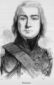 Portrett av Jean Baptiste Bessières, hertug av Istria, marskalk av Frankrike (1768 - 1813), drept på tampen av slaget ved L¿tzen - i "The History of France" av Henri Martin av French School