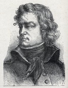 Portrett av Jean Baptiste Camille de Canclaux (1740-1817), fransk general for revolusjonsgraveringen av 1889. av French School