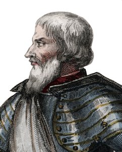 Portrett av Jean II Le Maingre (Le Meigre) (1366-1421), kalt Boucicaut, marskalk av Frankrike. av French School
