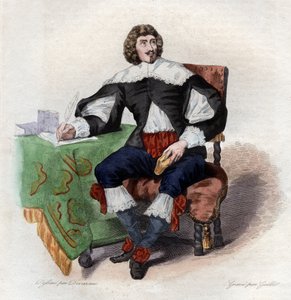 Portrett av Jean Louis Guez de Balzac (1597-1654), fransk forfatter. av French School