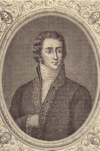 Portrett av Joseph Fouche, hertug av Otranto (1763-1829) (gravering) av French School