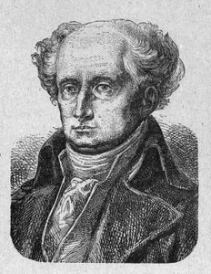 Portrett av Joseph Jerome Simeon (1749-1842), fransk advokat og politiker Gravering av 1889. Privat samling. av French School