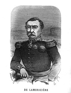 Portrait of Joseph Vantini, dit Youssouf (1808-1866), French general. Engraving in “Les Illustrations De L