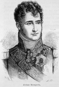 Portrett av Jérôme Bonaparte (1784 - 1860) - i "" The History of France"" av Henri Martin av French School