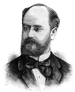 Portrett av Jules Develle (1845-1919), fransk politiker. Gravering i ""The Illustrated World"", 16. januar av French School