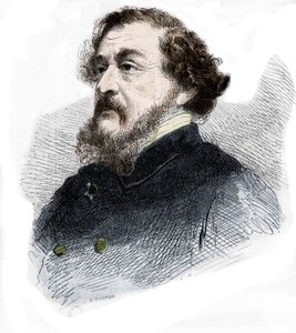 Portrett av Leon Gozlan fransk journalist og romanforfatter (1803 - 1866). av French School