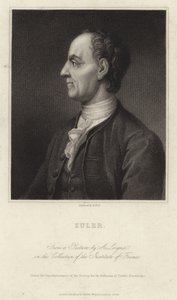 Portrett av Leonhard Euler av French School