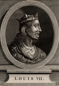 Portrett av Ludvig VII av French School