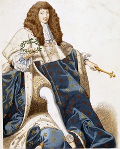 Portrett av Louis XIV, ung. av French School