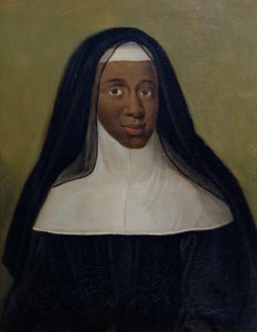 Portrett av Louise-Marie-Therese (1664-1732) Den svarte nonne av Moret