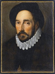 Portrett av Michel de Montaigne av French School