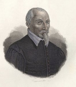 Portrett av Olivier de Serres (1539-1619), fransk agronom. i "" Portretter av nyttige menn " av French School