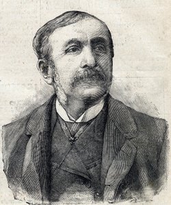 Portrett av Paul, greve av Remusat (1831–1897) fransk journalist og forfatter av French School