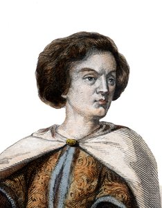 Portrett av Peter Abelard (Pierre Abailard) (Pierre Abeilard) (1079-1142), fransk skolastisk filosof, teolog og logiker. av French School