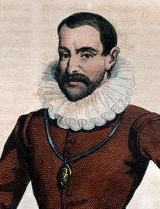 Portrett av Philippe Duplessis Mornay (1549-1623), Lord of Plessis Marly, fransk protestantisk forfatter. av French School
