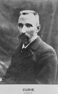 Portrett av Pierre Curie (1859-1906) (sepia-bilde)