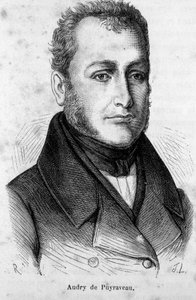 Portrett av Pierre Francais Audry de Puyraveau (1783-1852), fransk stedfortreder. av French School