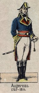 Portrait of “” Pierre Francois Charles Augereau, Duke of Castiglione (marechal Augereau) Marechal of France (Paris av French School