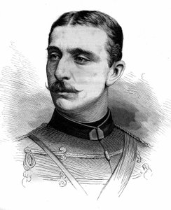 Portrett av prins Eugene Louis Napoleon, kjent som "Prince Imperial", sønn av Napoleon III (1856-1879). Gravering i "" Le Monde Illustré"" nr. 1161 av 28. juni av French School