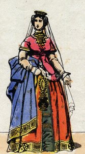 Portrait of Queen Joan of Evreux (1307-1371). av French School