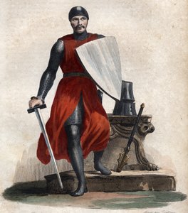 Portrett av Robert IV den sterke (Rutpert) (ca. 815-866), greve av Orleans. av French School