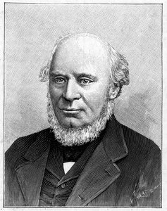 Portrett av Sir John Fowler (1817-1898) engelsk ingeniør. av French School