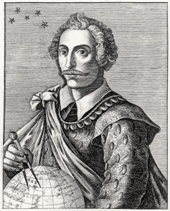 Portrett av Thomas Cavendish (1560-92) gravert av L Armessin av French School