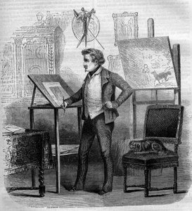 Portrait of Tony Johannot (Antoine Johannot dit av French School