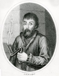 Portrett av Emelyan Pugachev, 18tn Centura av French School