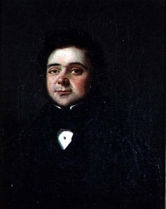 Portrait of a Gentleman, ca. 1835 (olje på lerret) av French School