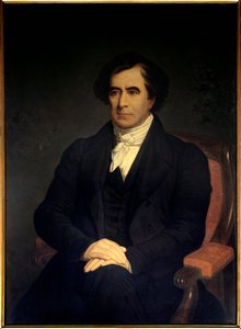 Portrett av fysiker Francois Arago (1786-1833), astronom og politiker, marine- og krigsminister i 1848. Anonymt maleri fra 1800-tallet. Paris, Musee De L