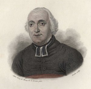 Portrett av Abbé Carron (1760–1820), biograf, fransk moralist. i «Portraits des Hommes Useful» av French School