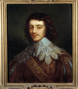 Portrett av Marquis de Cinq Mars (Henri Coiffier de Ruze av French School