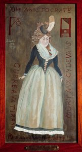 Portrett av prinsessen av Lamballe (1749-1792) (Marie-Therese Louise de Savoie-Carignan) malt av en av leiemorderne hennes. 1792 Paris, Prefecture de Police av French School