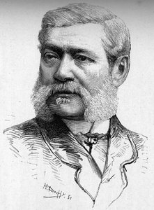 Portrait of the engraver on wood, Count Colonna Cesari (1825-1887). av French School
