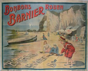 Plakat reklame Barnier søtsaker