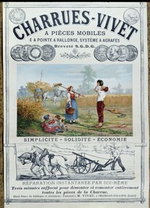Plakatreklame Live on Ploughs, ca. 1891