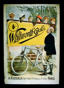 Plakatannonsering Whitworth Cycles, Paris
