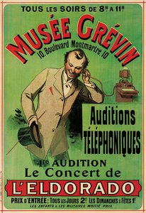 Plakat som reklamerer for en konsert på Grevin-museet i Paris