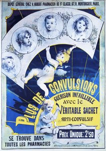 Plakat som reklamerer for Veritable Sachets Anti-Convulsif